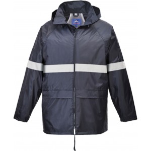 CASACO IMPERMEÁVEL AZUL ESCURO F440